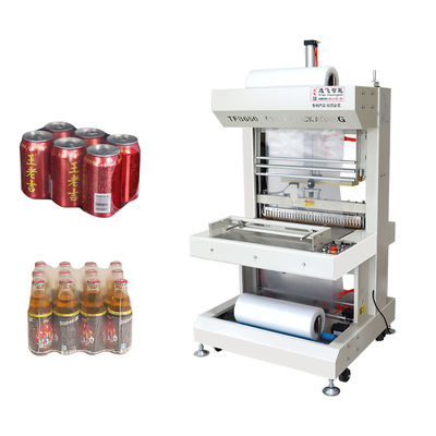 Kunststoffverpackungen Vollautomatik-Schrumpfverpackungsmaschine für Flaschen Gläser Dosen und Kartons 180 KG