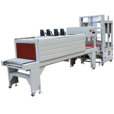 Kunststoffverpackungen Vollautomatik-Schrumpfverpackungsmaschine für Flaschen Gläser Dosen und Kartons 180 KG