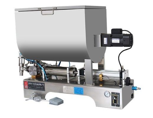 Geeignet für Viskose Lebensmittel Flaschenfüllmaschine Flüssigkeiten Wasser Dosierung Chili Paste Füllmaschine Mixer Füllmaschine