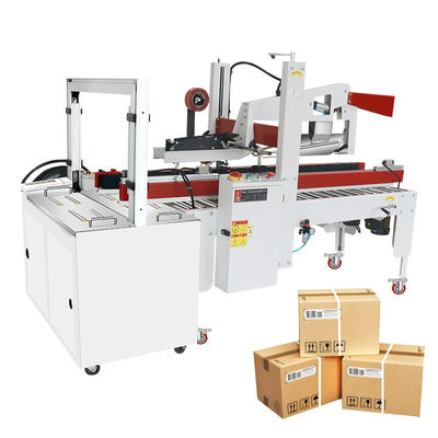 Halbautomatische Tape-Siegelmaschine für Kartonverbindungen für 150-500 mm Kisten
