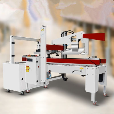 Halbautomatische Tape-Siegelmaschine für Kartonverbindungen für 150-500 mm Kisten