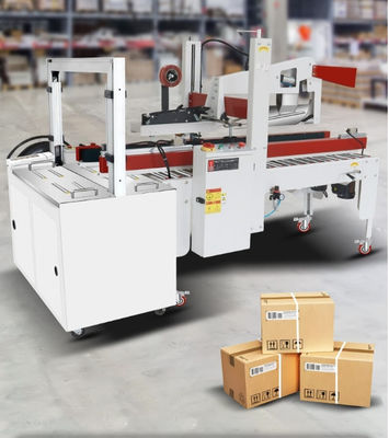 Halbautomatische Tape-Siegelmaschine für Kartonverbindungen für 150-500 mm Kisten