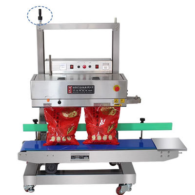 Vertikale Schwerlastdichtungsmaschine 20 kg mit elektrisch angetriebenem kontinuierlichen Banddichter