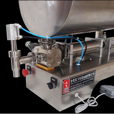 1100*480*800 mm Horizontale pneumatische Abfüllmaschine für 304Edelstahlsauce