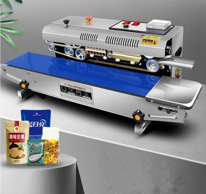620W elektrisch angetriebene SF-150 Horizontale/vertikale kontinuierliche Beutelbandversiegelungsmaschine