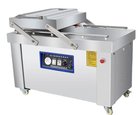 Maschine zur Vakuumverpackung von Fleisch mit Doppelkammer-kontinuierlicher Vakuumdichtungslösung