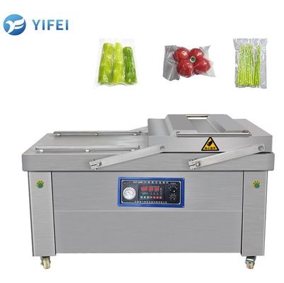 Vakuumverpackungsmaschine Voll 304Edelstahl Doppel-Flachbett-Kammer Vakuumdichtungsmaschine 2-Pumpe