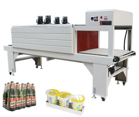 Schrumpfverpackungsmaschine für Gläser und Flaschen 180 KG Arbeitstisch Höhe 750 50 mm Einstellbar