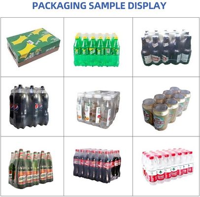 6540 Automatische Flaschenverpackungsmaschine für Haustiere mit PE 5540-Wärmeschrumpfkanal
