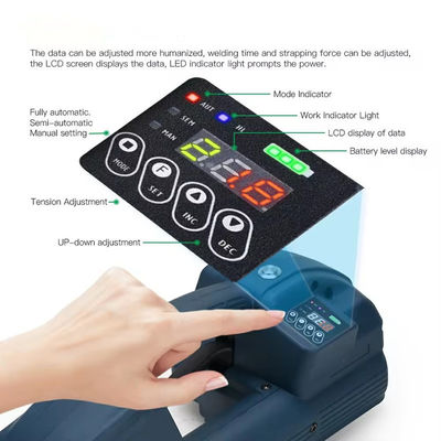 Elektrisch angetriebene automatische Verpackungsmaschine für 10-16 mm PET-PP-Kunststoffgürtel