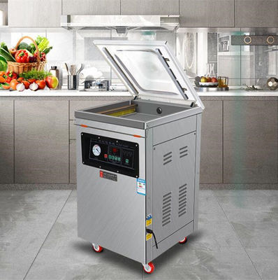 Halbautomatische Vakuumverpackungsmaschine aus Edelstahl DZ-500 zur Aufrechterhaltung der Frische von Lebensmitteln