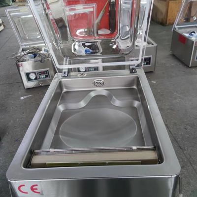 Halbautomatischer Hardware-Vakuumdichtungsgerät mit Dichtungsband Größe 260x10mm und 250W Leistung