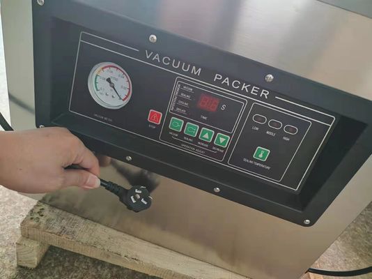 Halbautomatischer Hardware-Vakuumdichtungsgerät mit Dichtungsband Größe 260x10mm und 250W Leistung