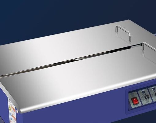 Halbautomatische Tischgürtelbandbox Kartonbandverpackungsmaschine für Kartons