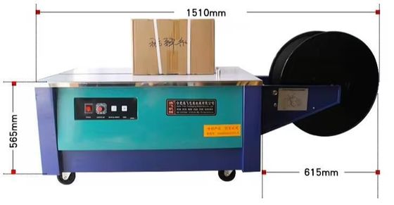 Halbautomatische PP-Strappmaschine zur Verpackung von Kartonschachteln