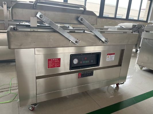 Doppelrohrkammern Vakuumverpackungssiegelmaschine mit Kammergröße 400*400*120mm