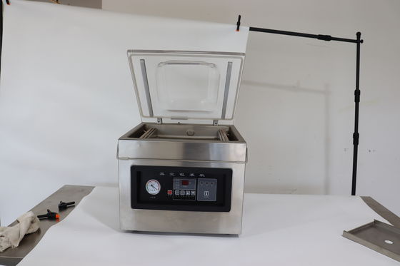 260x10mm Dichtbandgröße Vakuumverpackungsmaschine für kleine Lebensmittel Shrimp Fleisch Fisch