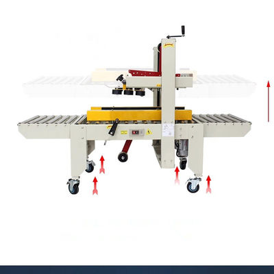 Semi-Auto-Klebband-Siegelbox Karton Versiegelungs- und Gürtelmaschine mit Design