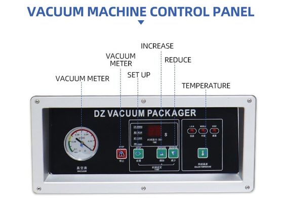 DZ-500/2S Doppel-Flachkammer-Automatik-Vakuumsiegelgerät für kommerzielle Vakuumverpackungen