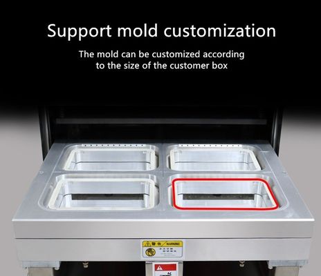 Aufblasbarer Sauerstoff/Stickstoff/Kohlendioxid-Plastiktray Vakuumversiegeler für Lebensmittellager