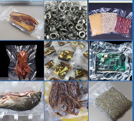 1500 Watt Edelstahl-Doppelkammer-Vakuum-Lebensmittelverpackungsmaschine für fortschrittliche Konstruktionen