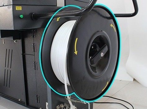 Schnelligkeit Automatische PP-Bundling-Bindemaschine für Karton und Box Spannungsgeschwindigkeit 0-60kg