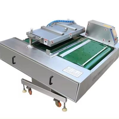 Elektrisch angetriebene 1000-Doppelstreifen-Auto-Bohnenprodukte und Wildgemüse-kontinuierliche Vakuumpakemaschine