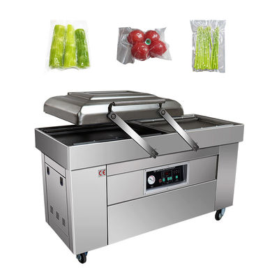 Fortgeschrittene 40m3/h Pumpgeschwindigkeit Vakuum-Siegelmaschine für Fleisch Snacks und Reis-Röst Ente