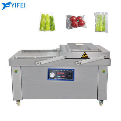 Doppelkammer-Vakuumdichtungsgerät für Tierfutter Schokolade Gurken Tenderloin Lammbrot