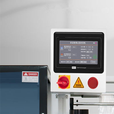 55 cm Max Filmbreite Automatische L-Stäbe Versiegelung und Wärmetunnel Schrumpfpackmaschine