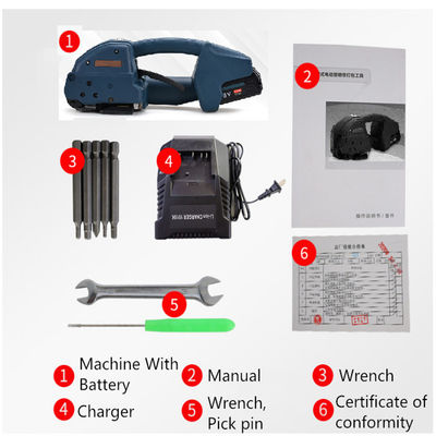 600 Stück Anzahl der Bands Automatisches Handheld Batteriebetriebene Strapping Tool für PP/PET Strap