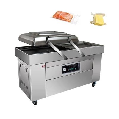 Halbautomatische Vakuumdichtmaschine für Würstchen, Reis, Fisch und Obst