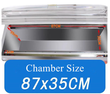 Edelstahl-Thermoformmaschine für die Vakuumpakete von Reisziegeln mit einfacher Bedienung