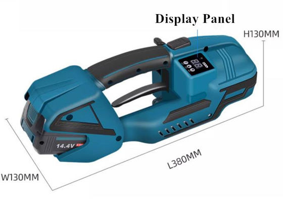 400-3200N Pull Portable PET Strap Hand Strapping Machine mit 14,4V 4A 57,6Wh Batterie