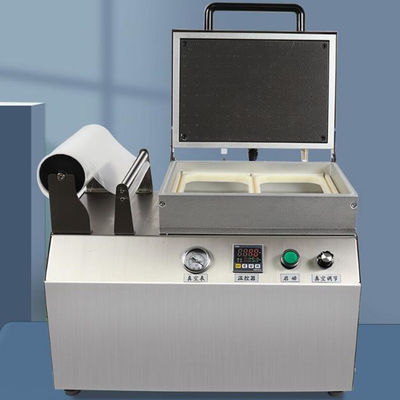 Elektrisch angetriebene Vakuumthermoformmaschine für Meeresfrüchte mit Kunststoffverpackungsmaterial