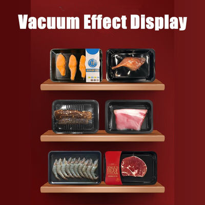 Elektrisch angetriebene Vakuumthermoformmaschine für Meeresfrüchte mit Kunststoffverpackungsmaterial