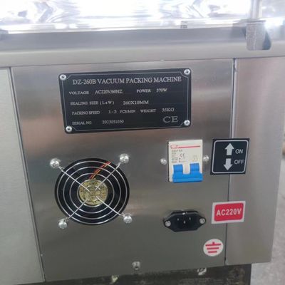 Kunststoffverpackung Einfachkammer Vakuumversiegelung für Käse Trockenfisch Kimchi Tee Kaffee