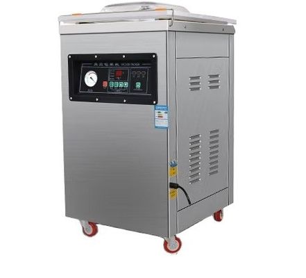 Elektrisch angetriebene vertikale halbautomatische Vakuumversiegelung für Lebensmittel Reis Fleisch Fisch 66 kg