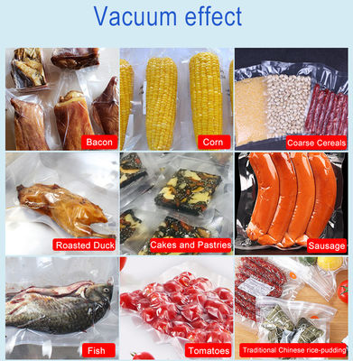 Vacpack Fleisch Fisch geräucherte Wurst Durian Vakuum Versiegelung für Versiegelung Band Nummer 4Pcs