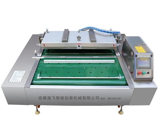 Maximalverpackungsgröße 1000*420*9mm Automatische Vakuumversiegelungsmaschine für Fleisch, Fisch und Huhn