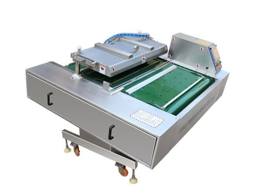 Maschine zur Vakuumverpackung von getrockneten Garnelen und geräuchertem Lachs
