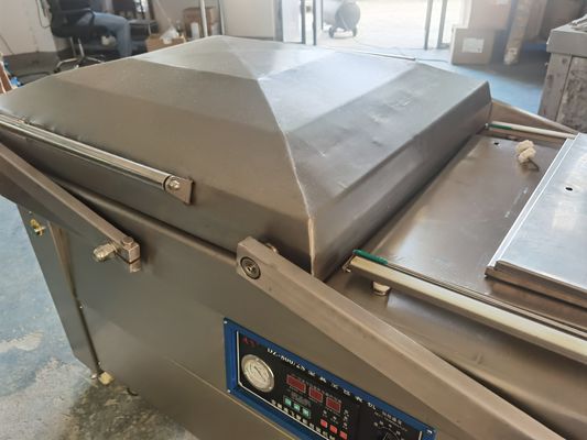 2200W Pumpenleistung 100m3/h Fischsteak Fleisch Vakuumverpackungsmaschine mit Doppelkammer