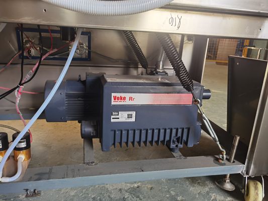 2200W Pumpenleistung 100m3/h Fischsteak Fleisch Vakuumverpackungsmaschine mit Doppelkammer