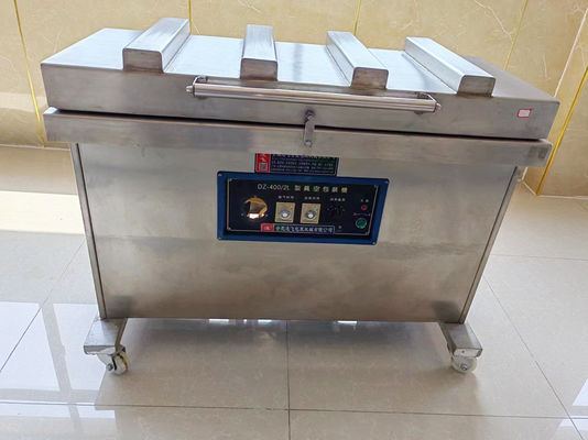 Vakuumverpackungsmaschine für Meeresfische mit 400 mm*2pcs Dichtungslänge und Pumpgeschwindigkeit von 40 m3/h