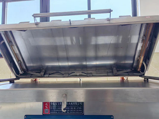 Vakuumverpackungsmaschine für Meeresfische mit 400 mm*2pcs Dichtungslänge und Pumpgeschwindigkeit von 40 m3/h