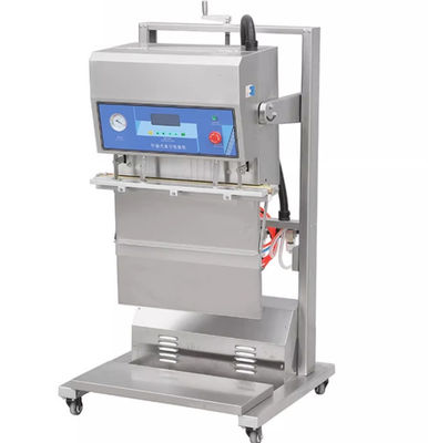 Nahrungsmittel Vakuum Versiegelungsmaschine mit pneumatischer vertikaler Konstruktion Versiegelungsbreite 10 mm 85 KG
