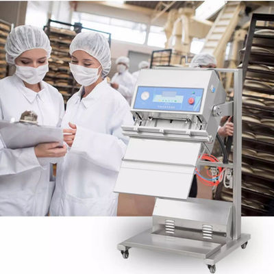 950W Leistung Vertikaler Plastikgroßer Beutel Versiegelungsmaschine Pneumatische externe Vakuumverpackungsmaschine