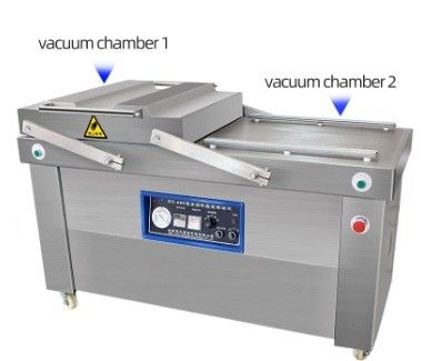 DZ-800/2S Doppelkammer Vakuumversiegelungsmaschine für Lebensmittel Vakuumverpackungsmaschine