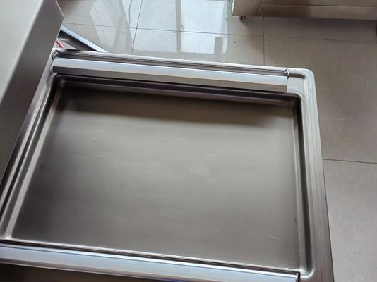 Doppelkammer Vakuumpackmaschine für Sauerkraut Fleisch Fisch Dates 1070*540*970mm Größe
