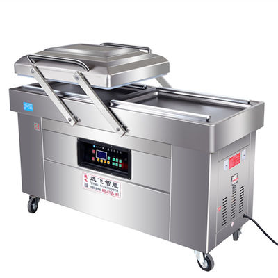 Sechs-Speicher-Funktion Doppelkammer Vakuum Verpackung Versiegelungsmaschine für Lebensmittelverpackungen